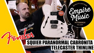 Fender Squier Paranormal Cabronita Telecaster Thinline  EMPIRE MUSIC [upl. by Currey231]