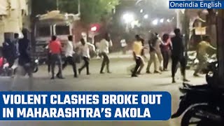 Maharashtra Violent clashes in Akola over an Instagram post section 144 imposed  Oneindia News [upl. by Doble]