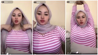 Live 10 ZHAFIRA HIJABER LIVE TOKTOK KELIATAN DALEMANNYA PART 2 [upl. by Chucho633]