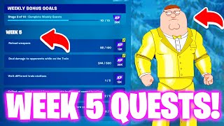 How To Complete Week 5 Quests in Fortnite  All Week 5 Challenges Fortnite Chapter 5 Season 1 [upl. by Teodor227]