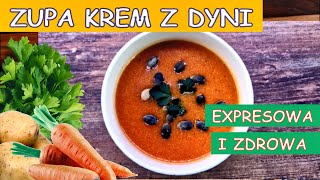 🎃Zupa krem z dyni Przepis na prostą zdrową i smaczną zupę [upl. by Acirej]