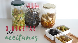 Tres recetas de aceitunas [upl. by Aynuat844]