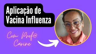 Aplicação de Vacina Influenza [upl. by Aylward]