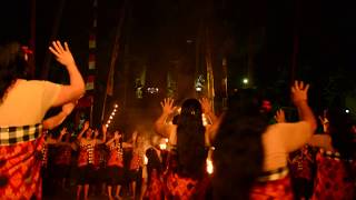 All women Kecak in Bali  the socalled Monkey Chant [upl. by Bonneau]