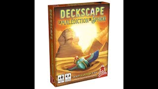 5  Compte à rebours réveillon  QQND Deballage DECKSCAPE MALEDICTION DU SPHINX [upl. by Millisent26]