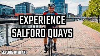 MANCHESTER SALFORD QUAYS BIKE RIDE [upl. by Oina]