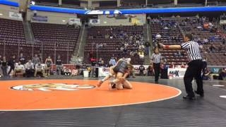 Bethlehem Catholics Ryan Zeiner beats North Alleghenys Jon Hoover in PIAA semifinals [upl. by Radmilla]