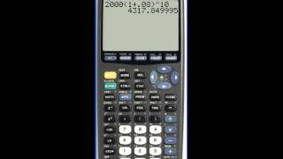 Calculating Future Value with your TI83 calculator [upl. by Inej]