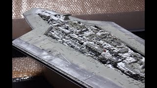 STAR WARS super star destroyer EXECUTOR model making VOL1 [upl. by Enimrej]