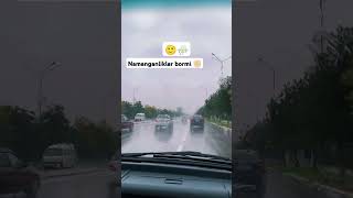 Namangan⛈️ yomgir yomigrli ob havo rels reaksiya qoldiramiz [upl. by Refinnaej]