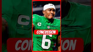 Eagles WR “DeVonta Smith” out with a Concussion nfl nflhighlights shorts shortvideo [upl. by Smada505]