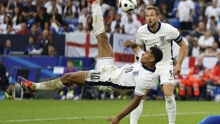 Jude Bellingham BICYCLE GOAL 905  England vs Slovakia 11 Extended Highlights  UEFA EURO 2024 [upl. by Suoivart]