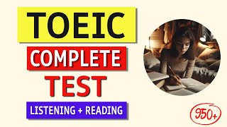 TOEIC Listening amp Reading Practice Test 2024  Free Answers Included [upl. by Ahsieyn924]