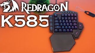 Unboxing and Review  Redragon K585 DITI OneHanded Mechanical Keyboard [upl. by Philipa]