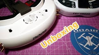 Eachine EV200D from Banggood  unboxing deutsch [upl. by Nanek859]