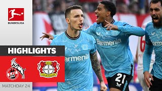 Leverkusen Unstoppable  1 FC Köln  Bayer 04 Leverkusen 02  Highlights  MD 24 – Bundesliga [upl. by Eiznik]