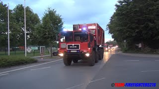 Einsatzfahrten nach schwerem Unwetter über Mülheim an der Ruhr [upl. by Redmer]