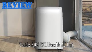 Toshiba 8000 BTU Portable AC Unit Review  Watch before ordering [upl. by Francyne308]