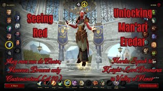 World of Warcraft DRAGONFLIGHT Seeing Red Achievement Unlocking Manari Eredar Draenei Custom [upl. by Gusta52]