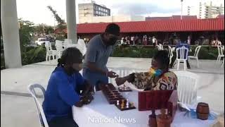 Opening Of Golden Square Freedom park in Barbados Today [upl. by Atterys]