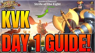 DO THESE ON DAY 1 Rise Of Kingdoms SoC KvK Day 1 Guide Dos and Donts [upl. by Quartus]