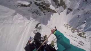 Chamonix 2015  Cosmiques couloir [upl. by Enellij]