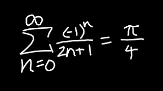 The Alternating Sum of Odd reciprocals [upl. by Ardnasyl160]