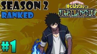 MY HERO ULTRA RUMBLE  S2 RANKED Dabi 1 No commentary [upl. by Ak]