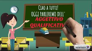 Aggettivo Qualificativo Spiegazione scuola primaria [upl. by Heer]