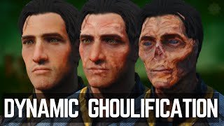 Dynamic Ghoulification  Fallout 4 Mod Showcase [upl. by Ynaffets]