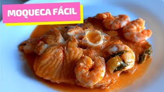 COMO FAZER MOQUECA DE PEIXE E CAMARÃO FÁCIL [upl. by Emawk]