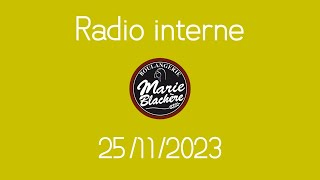 Marie Blachère La Radio  extrait radio interne [upl. by Euseibbob]