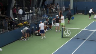 LIVE US Open Tennis 2017 Roger Federer Practice [upl. by Noll]