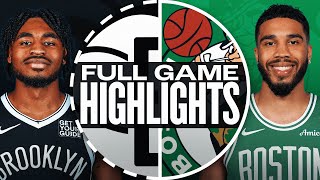 NETS at CELTICS  FULL GAME HIGHLIGHTS  November 8 2024 [upl. by Uolyram]