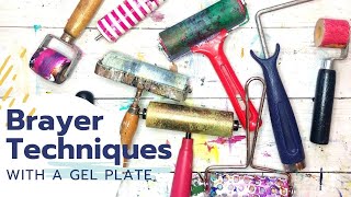 Brayer Techniques with a Gel Plate [upl. by Abby]