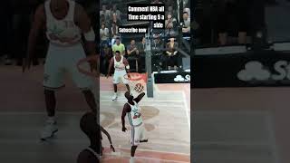 Comment NBA all Time starting 5 Michale jordan vs LeBron James shorts nba michaeljordan nba2k [upl. by Mukund]