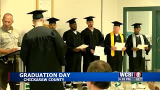 Inmate receives graduation diploma in Chickasaw County [upl. by Jeannette746]