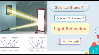 Light Reflection First term  Concept 3 Lesson22025 sciencegrade4المنهجالجديد [upl. by Oderf]