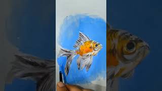 fish painting in acrylic colours fish painting colors [upl. by Ymer]