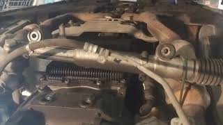 how to replace the front subframeengine cradle on a Chrysler 300 [upl. by Phyllida]