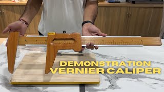 Demonstration Vernier Caliper  How to Use a Vernier Caliper  Omlabs cbse physics yt 11th [upl. by Flor736]