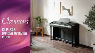 Yamaha Clavinova CLP825 Digital Piano Overview [upl. by Revlis16]