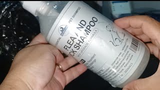 Unboxing Pet Essential shampoo 🧴🧴🐕🐩🐾satisfying pets petlover [upl. by Ahsikat]