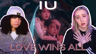 COUPLE REACTS TO IU Love wins all MV Starring V of BTS [upl. by Amlas]