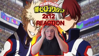 My Hero Academia 2x12 Todoroki vs Bakugo Reaction [upl. by Rednas]