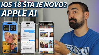 iOS 18 ŠTA JE NOVO STIGAO APPLE AI [upl. by Elrebmik]