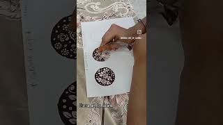 How to make cutwork design💕trending mehndi henna hennadesign [upl. by Rothmuller766]