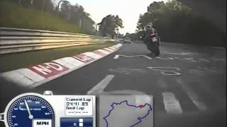 FASTEST motorcycle lap Nürburgring 7m10s HD [upl. by Atreb]