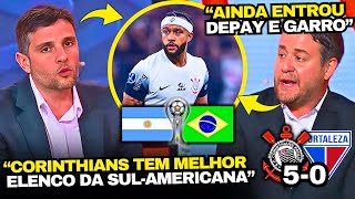 IMPRENSA ARGENTINA SE RENDEU AO MEMPHIS DEPAY NO CORINTHIANS [upl. by Erda]