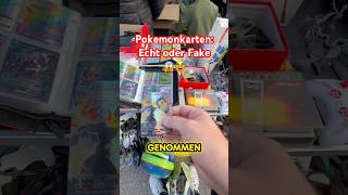 Pokemonkarten Echt oder Fake 😱🥸 gaming pokemon flohmarkt vienna retro flohmarktfunde [upl. by Lapointe]